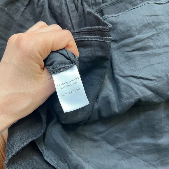 Apiece Apart Off the Shoulder Cinched Blouse 4 - Picture 7 of 10